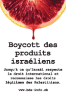 Poster Israelische Produkte - Nein danke!